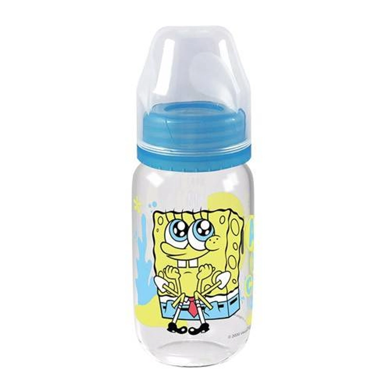 Product image Botol PP SP Round 120 ml SO - Edisi Spongebob (Biru)