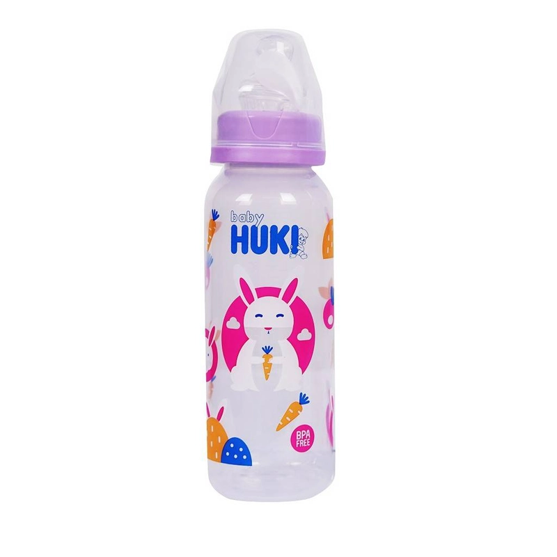 Product image HUKI Botol PP SP Round 240 ML (Ungu)