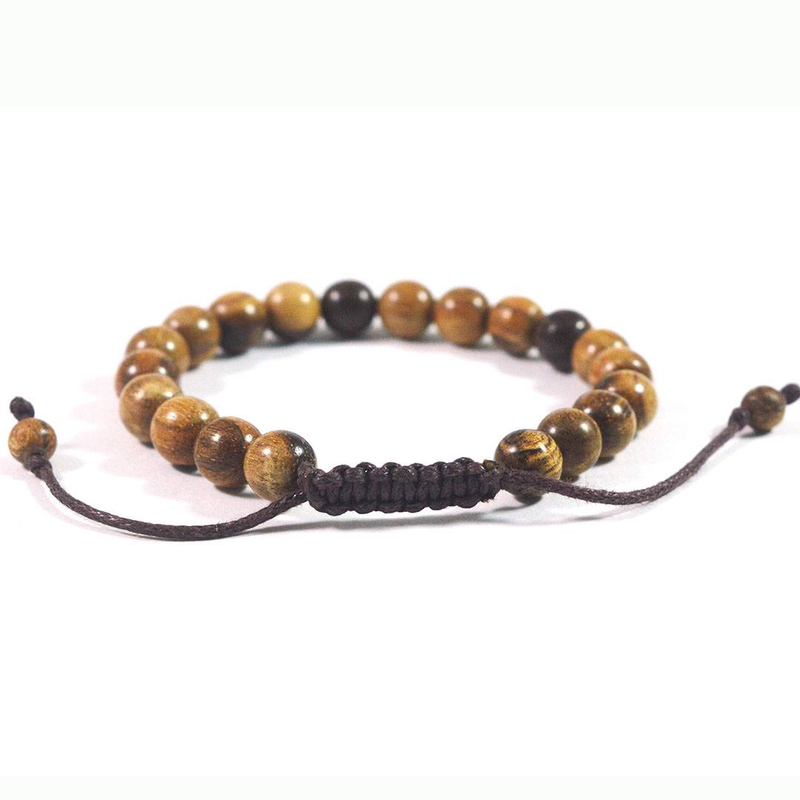 Product image Indahcraft - Gelang Kayu Gaharu Model Syambala 8 Mm Cokelat