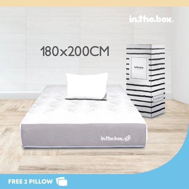 Product image INTHEBOX - Kasur Spring Bed 101 Ukuran 180x200 Cm (King) 180 X 200 Cm White
