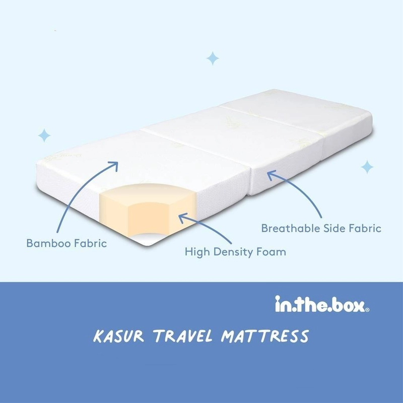 Product image Inthebox - Kasur Busa Travel Lipat 3 F388KL-L31P-080NTR 80 x 200 cm White