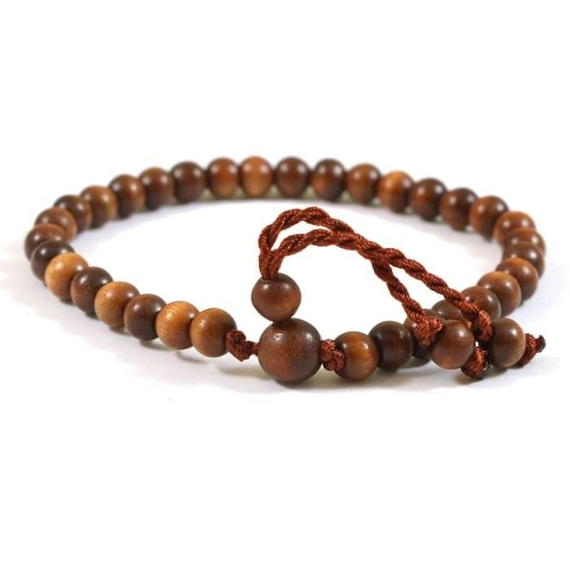 Product image Indahcraft - Gelang Tasbih Kayu Setigi 19 Cm Cokelat Bulat