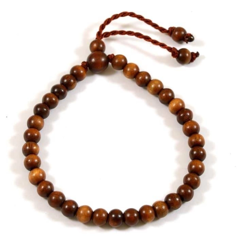 Product image Indahcraft - Gelang Tasbih Kayu Setigi 19 Cm Cokelat Bulat