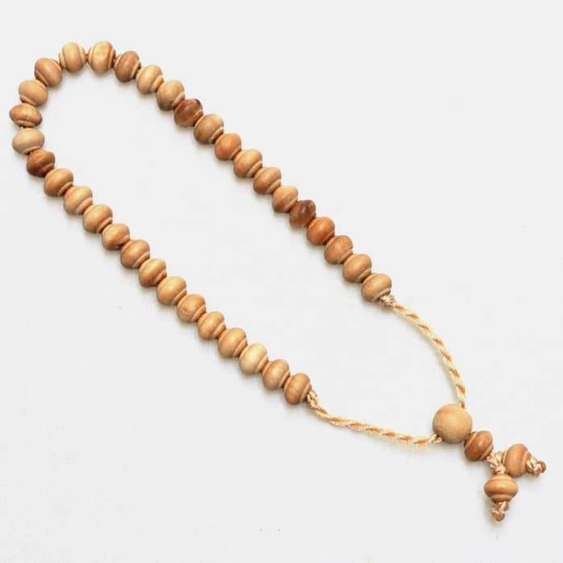 Product image Indahcraft - Gelang Tasbih Kayu Cendana Wangi 19 Cm Krem Propil