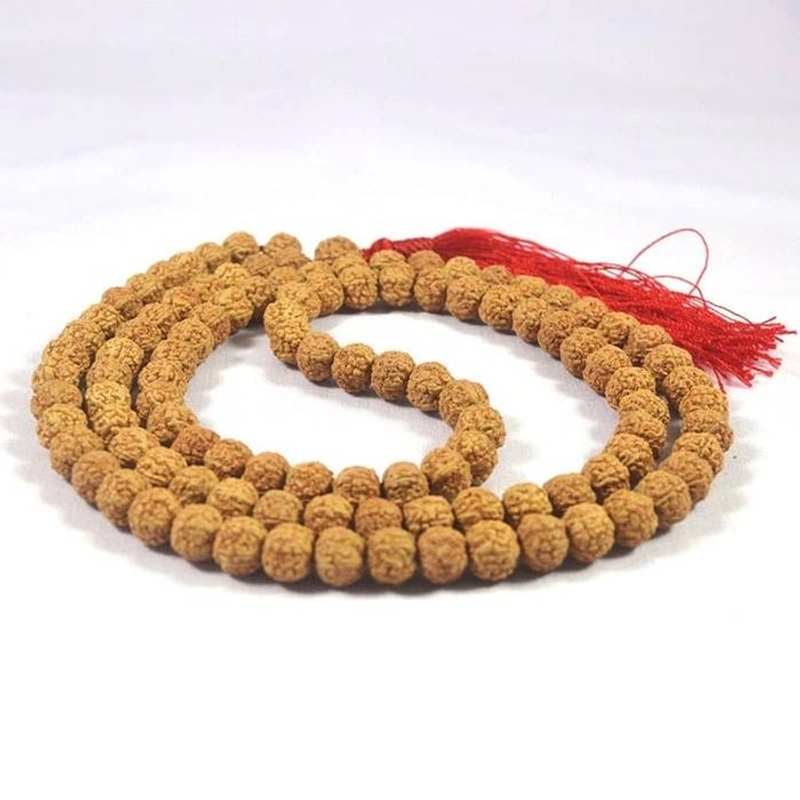 Product image Indahcraft - Tasbih Biji Jenitri Asli Natural ICTBJ108 108 butir 06 mm Coklat