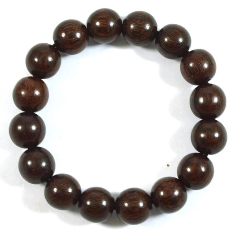 Product image Indahcraft - Gelang Galih Asem Asli Natural 10 Mm Coklat Tua