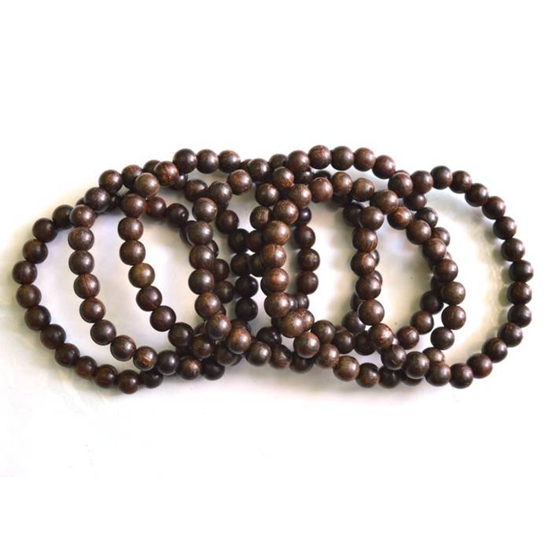 Product image Indahcraft - Gelang Kayu Gaharu Buaya Kalimantan Tenggelam 08 mm Hitam