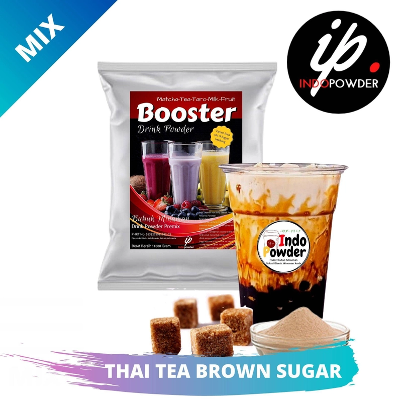 Product image Indopowder - Booster 1kg Thai Tea Brown Sugar