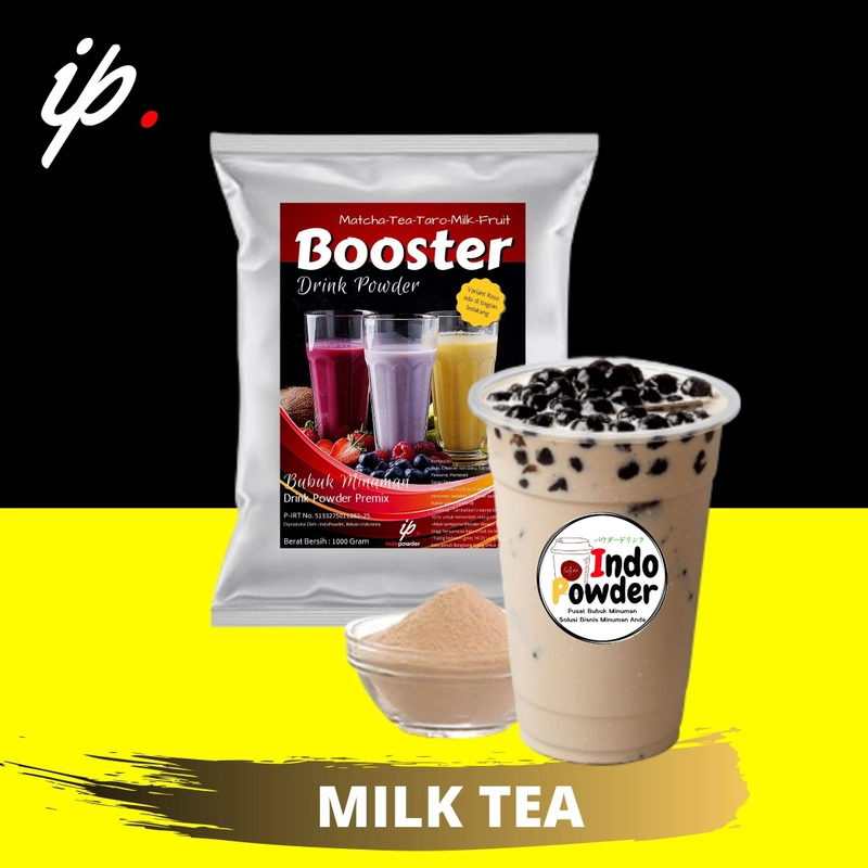 Product image Indopowder - Booster 1kg Milk Tea
