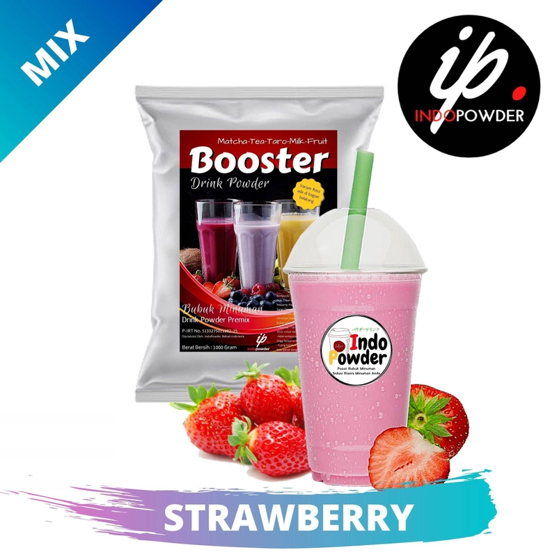 Product image Indopowder - Booster 1kg Strawberry