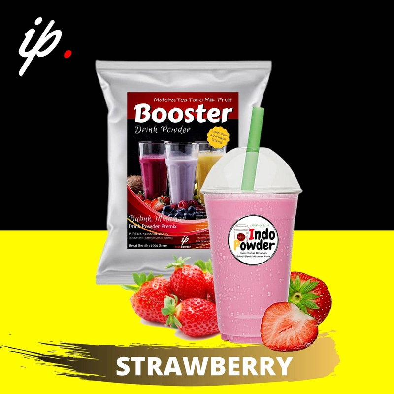 Product image Indopowder - Booster 1kg Strawberry