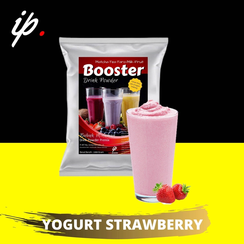 Product image Indopowder - Booster 1kg Yogurt Strawberry