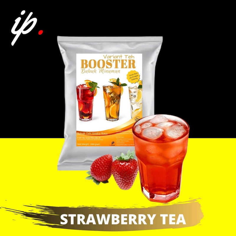 Product image Indopowder - Booster 1kg Strawberry Tea