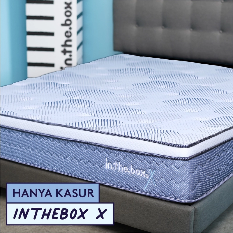 Product image Inthebox - Kasur Spring Bed Inthebox X Free Bed To Go 100 x 200 x 27 Cm Putih