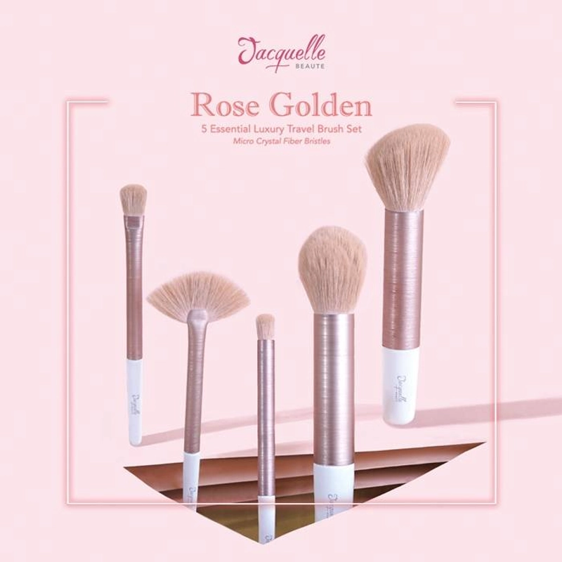 Product image Jacquelle - Rose Golden Travel Size Brush Set 200 Gram Pink