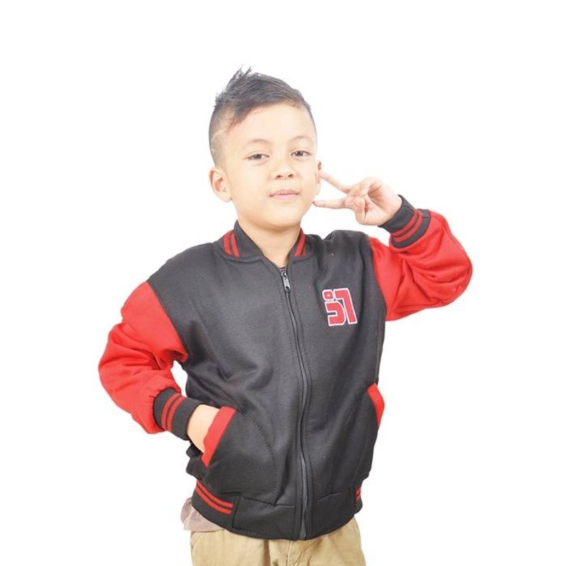 Product image Java Seven - Jaket Anak Laki - Laki HJS 963 Hitam Kombinasi M