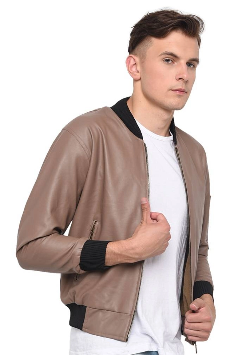 Product image Java Seven Jaket Viena Pria HJN 025 L Mocca