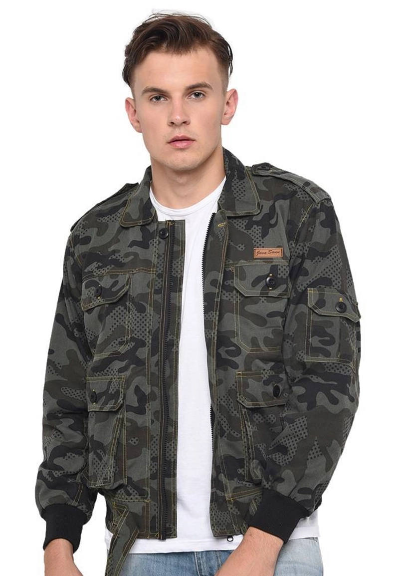 Product image Java Seven Jaket Twill Pria ISL 005 L Army