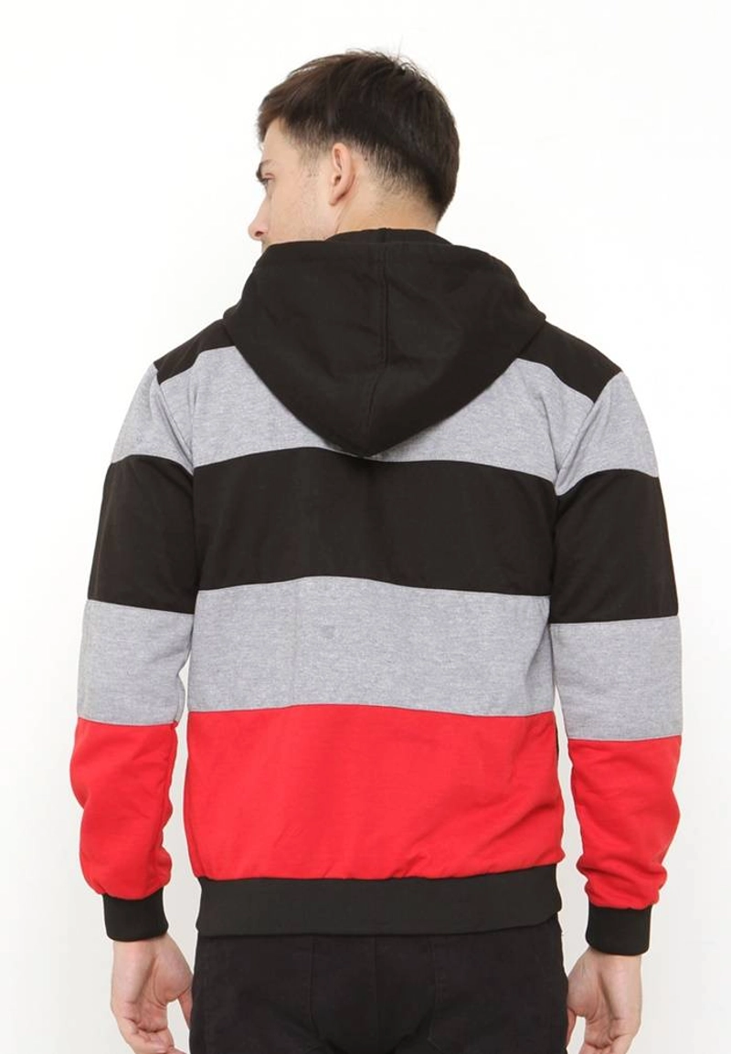 Product image Java Seven Sweater Fleece Pria ISL 024 L Abu Kombinasi