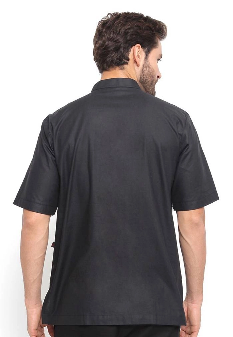 Product image Java Seven Koko Couple Tangan Pendek Cotton Pria JSR 341 L Hitam