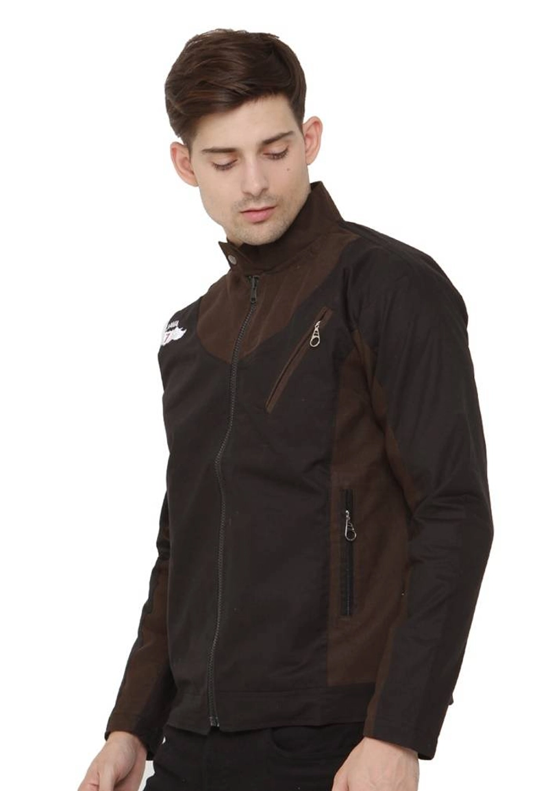 Product image Java Seven Jaket Canvas Pria 350 One Size fit to L Hitam Kombinasi