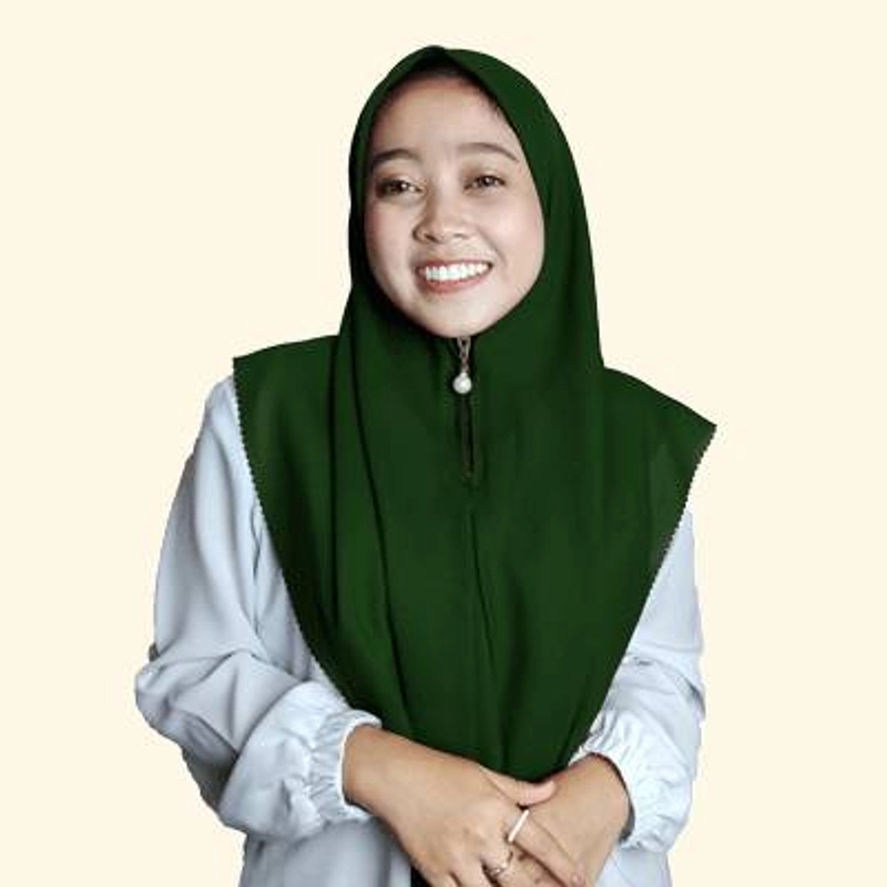 Product image Jembar - Hijab Kerudung Instan Zipper Segi Empat Resleting Laser Cut Jilbab Jumbo 120 X 120 Cm All Size Green Bottle