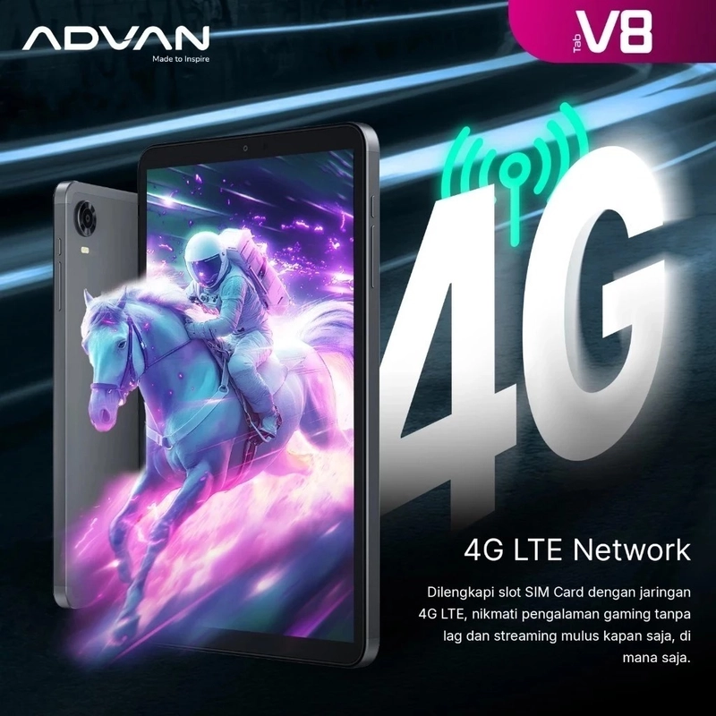 Product image Advan Tab V8 Helio G99 8GB+8GB / 128GB IPS 1920*1200 Android14  Garansi Resmi all variant all variant