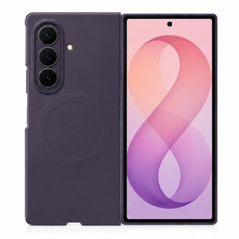 Product image [jikalaku] Samsung Galaxy Z Fold8 Ultra Silicone Magnet Case all variant Violet Shadow