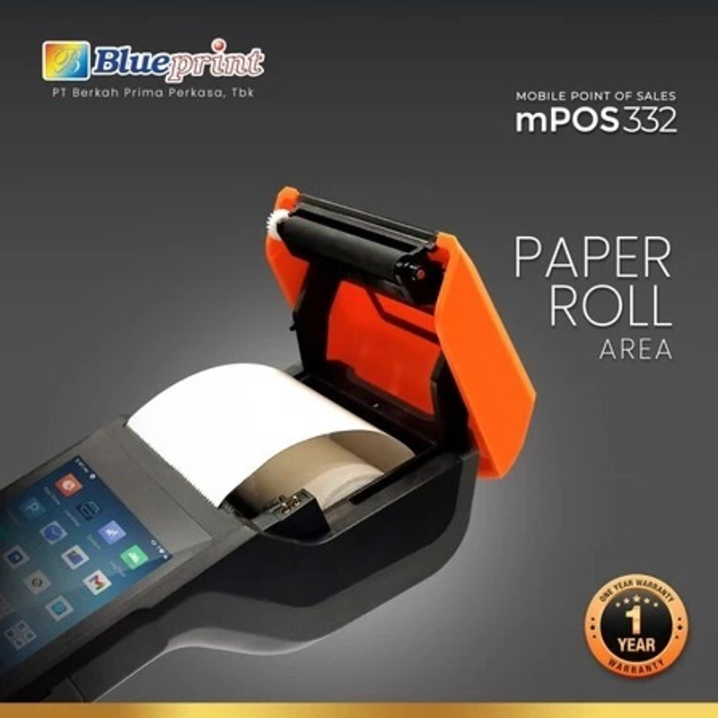 Product image [jikalaku] Blueprint MPOS 332 Mobile POS Printer Thermal Android NFC all variant all variant