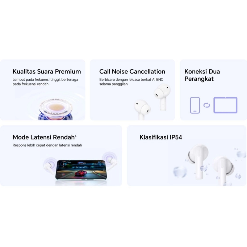 Product image [jikalaku] honor CHOICE Earbuds X7 Lite | White all variant all variant
