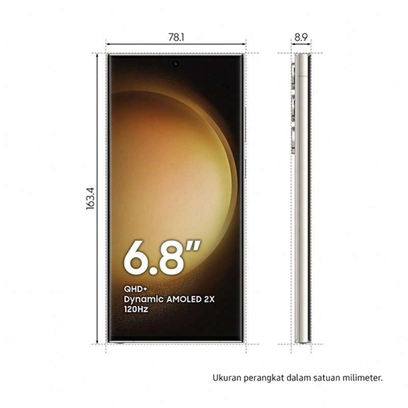 Product image Samsung Galaxy S23 Ultra 5G 256GB Phantom Black
