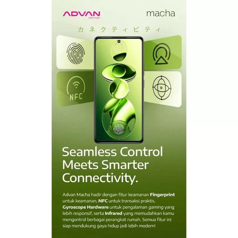 Product image [jikalaku] ADVAN S50 Macha 5G 8/256GB UFS 3.1 Black Garansi Resmi all variant all variant