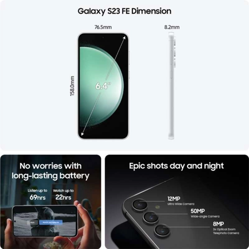 Product image Samsung Galaxy S23 FE 128GB Cream