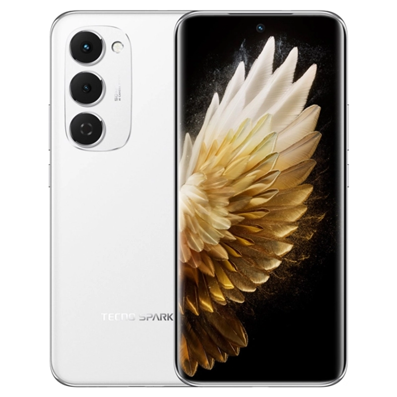 Product image [jikalaku] tecno Spark 40 Pro+ 4G NFC Garansi Resmi 8/256GB Aurora White
