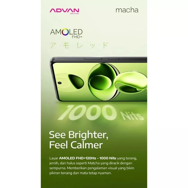 Product image [jikalaku] ADVAN S50 Macha 5G 8/256GB UFS 3.1 Black Garansi Resmi all variant all variant