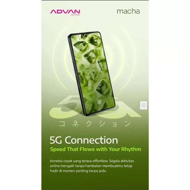 Product image [jikalaku] ADVAN S50 Macha 5G 8/256GB UFS 3.1 Black Garansi Resmi all variant all variant