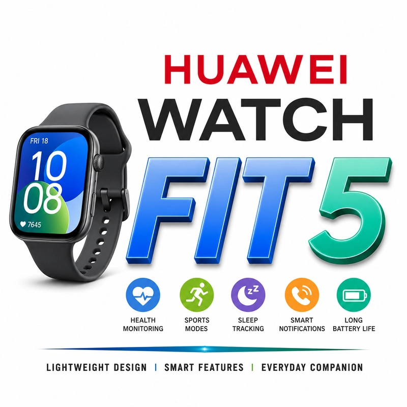 Product image [jikalaku] HUAWEI WATCH FIT 5 Garansi Resmi all variant Black