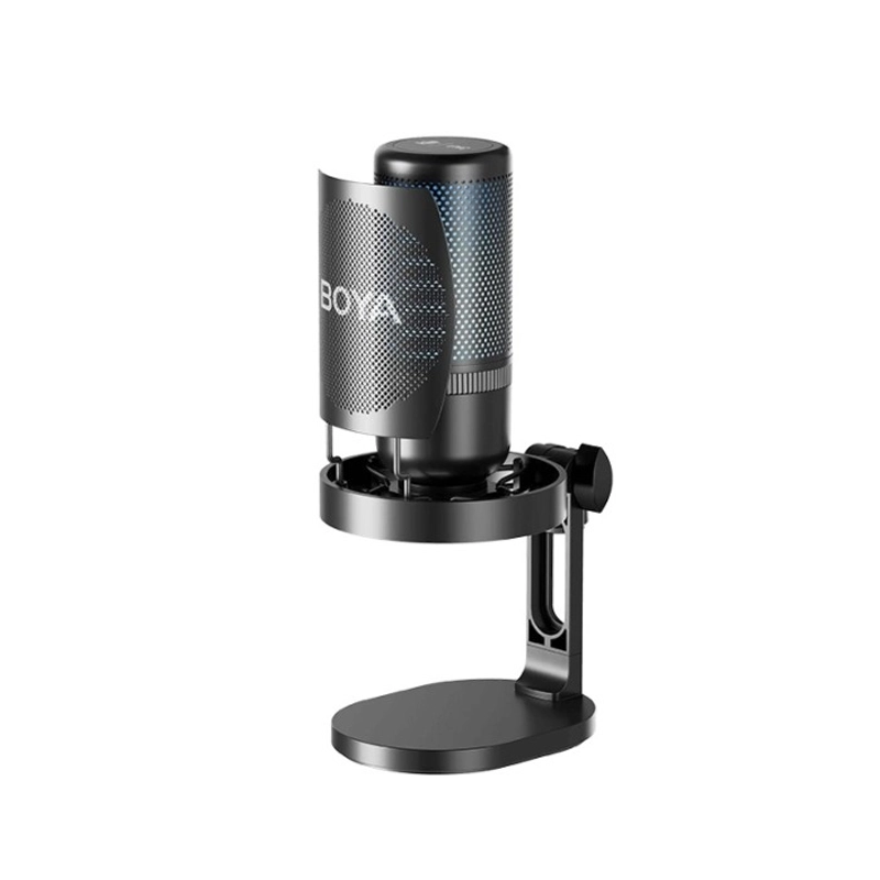 Product image BOYA K Series Mikrofon USB Kondensor Dekstop Plug and Play Mic Super-Cardioid dengan Inovasi Peredam Kebisingan 1x Tap dan Fitur Pencahayaan RGB Internal untuk Podcaster Vokalis Gamer Streamer K3 all variant