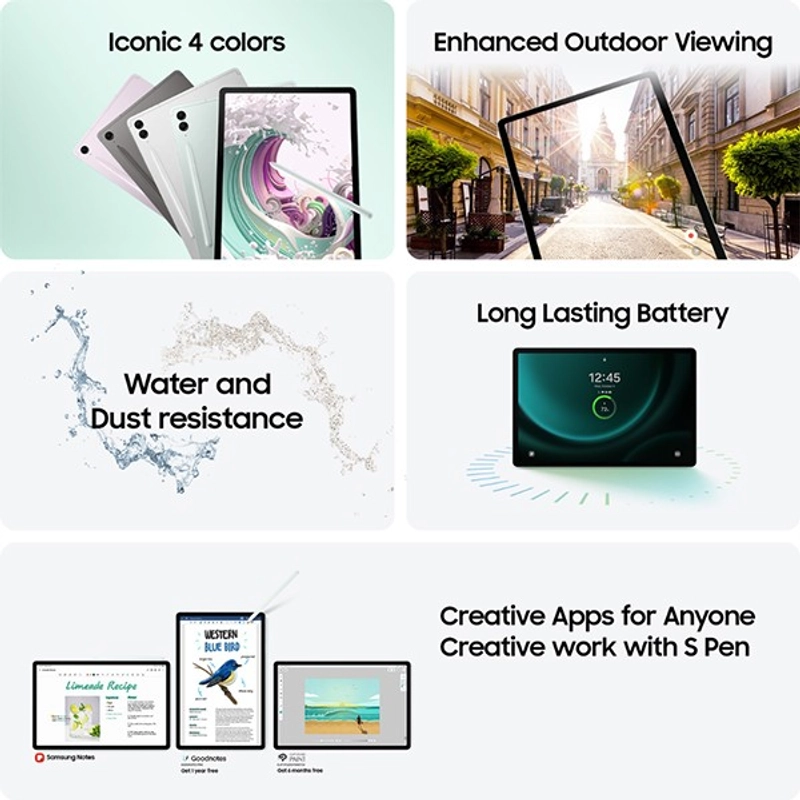 Product image Samsung Galaxy Tab S9 FE Wi-Fi 6/128GB all variant all variant