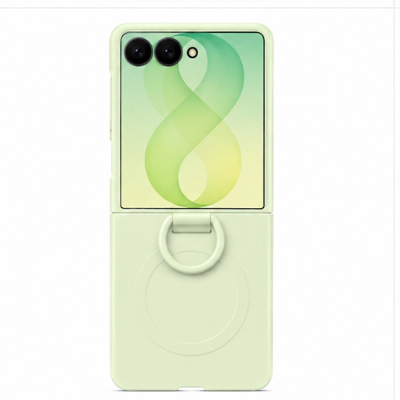 Product image [jikalaku] Samsung Galaxy Z Flip8 Silicone Ring Magnet Case all variant Mint