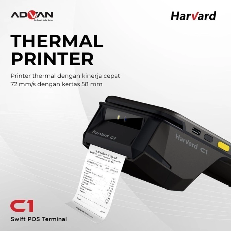 Product image Advan Harvard C1 2/32GB POS SMART MOBILE POS all variant all variant