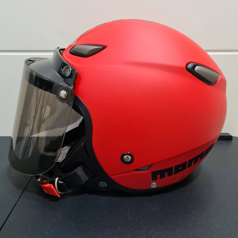 Product image JPN Helm Kawai Momo Merah Doff Datar All Size