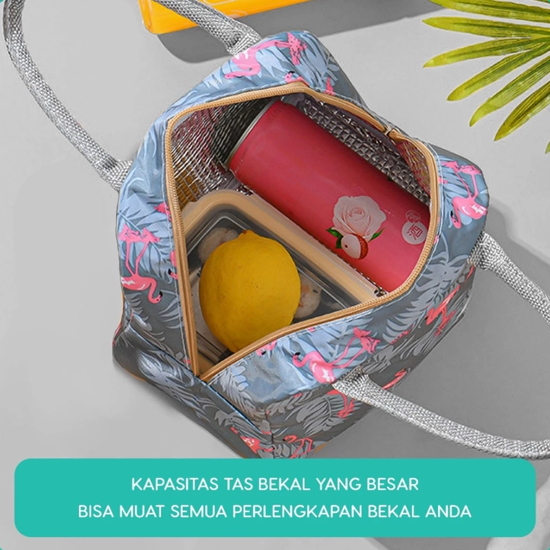 Product image KAMJE Tas Bekal Lunch Cooler Bag Kotak Tempat Penyimpanan Makanan Anak KMJ276 CATS all variant