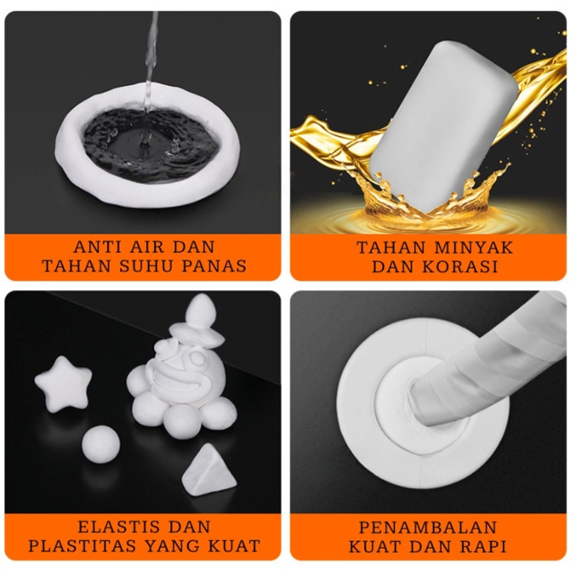 Product image KAHASIL - Dempul Sealant Tambal Tembok Penambal Dinding Lubang Pipa AC Padat Serbaguna KMJ174 all variant all variant