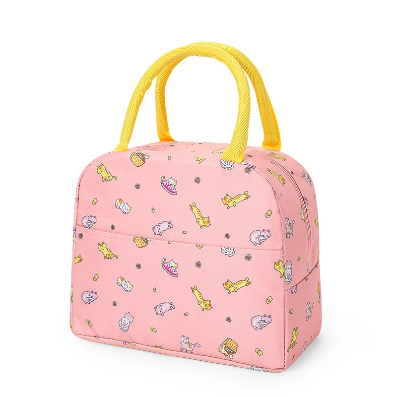 Product image KAMJE Tas Bekal Lunch Cooler Bag Kotak Tempat Penyimpanan Makanan Anak KMJ276 CATS all variant