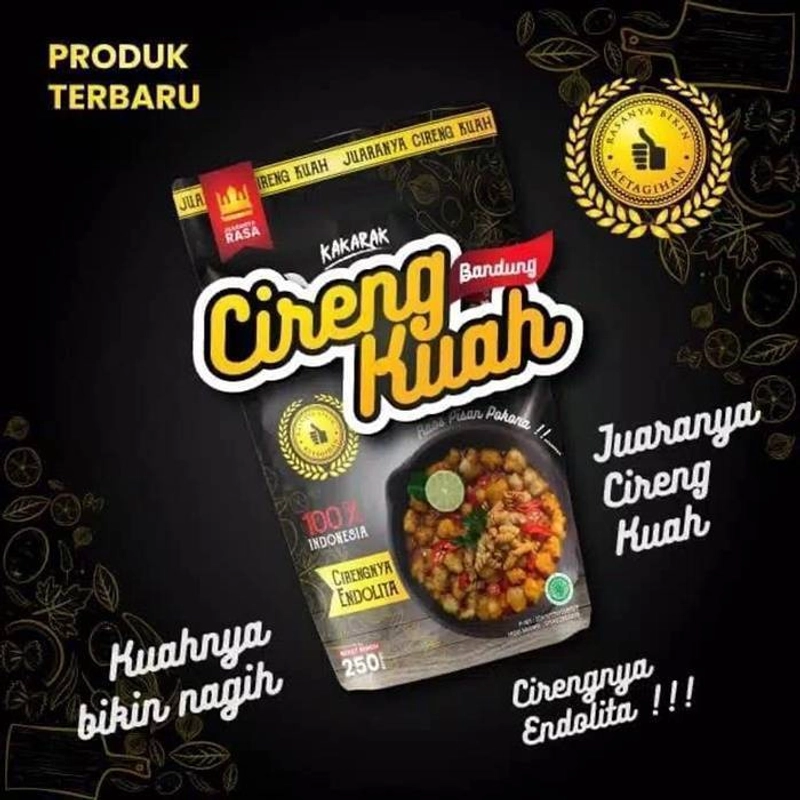 Product image Kakarak Food Cireng Kuah 250 Gr Pedas