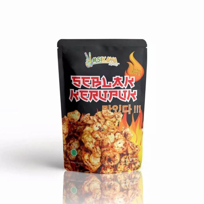 Product image Kakarak Food Sikaya Kerupuk Seblak Pedas