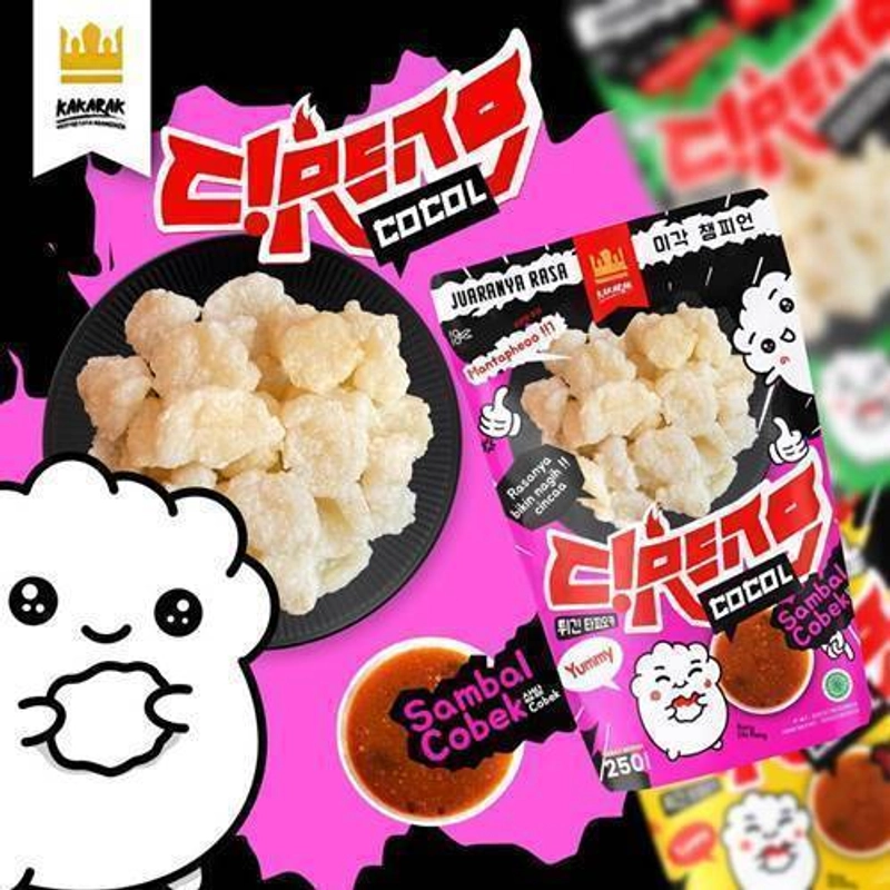 Product image Kakarak Cireng Cocol Sambal Cobek 270 gr