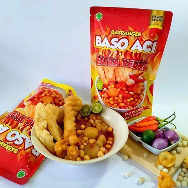 Product image Kakarak - Basrenger Baso Aci Extra Pedas 200 gr