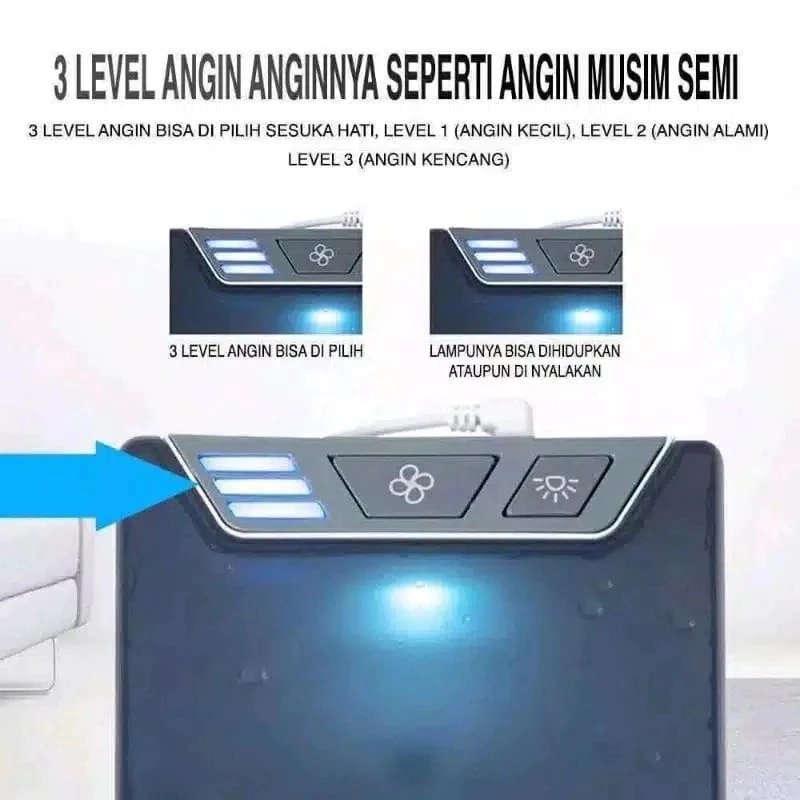 Product image KAMJE Air Cooler Fan AC Mini Portable Kipas Penyejuk Pendingin Ruangan KH063 all variant all variant